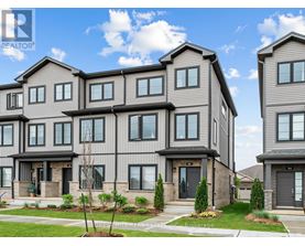 A row of houses with the word REALTOR on the top left corner.