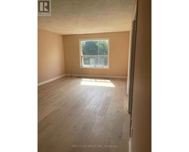 A room with wooden flooring and a window letting in sunlight.