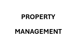 A black and white image with the words PROPERTY MANAGEMENT.