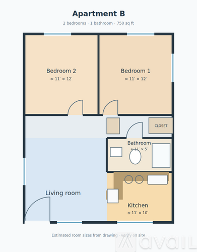 2025 N Richland St 2 Beds Apartment for Rent - Photo gallery 3