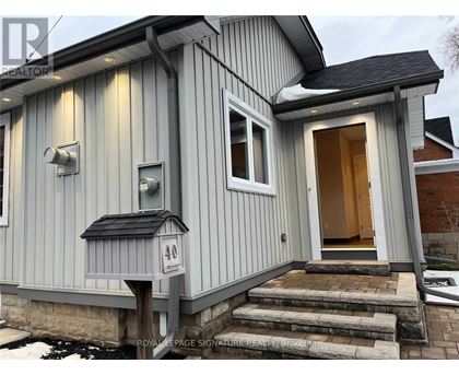 A house with the number 40 on it.