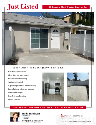 11369 Reseda Blvd 1 Single Family Home for Rent - Photo gallery 1