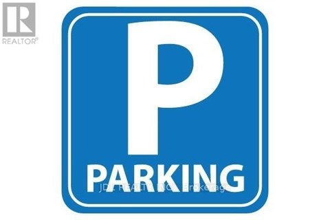 A blue and white parking sign with a white letter P on it.
