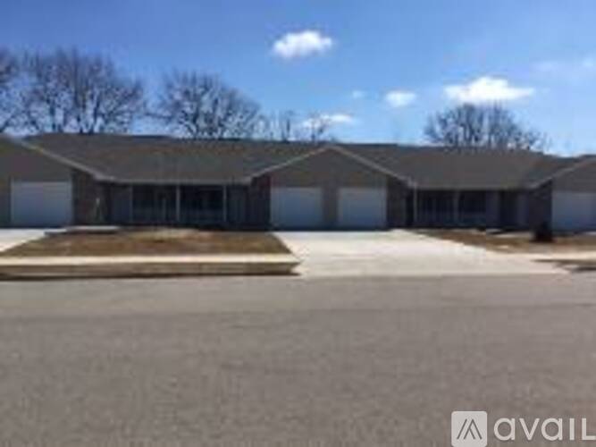 A row of houses are available for rent.