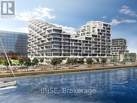 A modern building complex is depicted in the image.