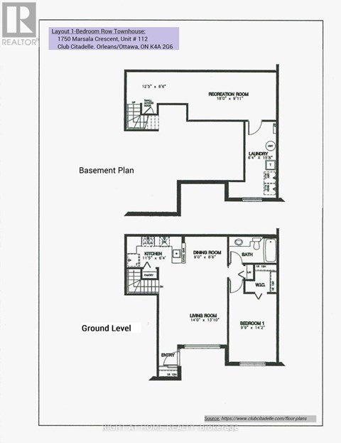 112 - 1750 MARSALA CRESCENT 1 Apartment for Rent