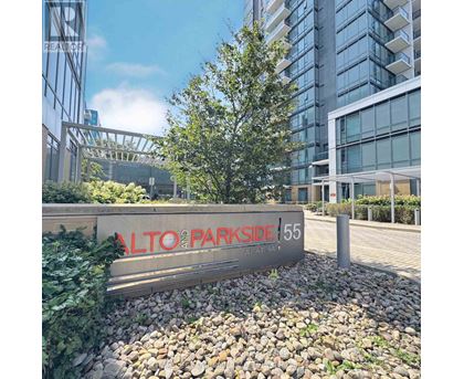 A sign that says "LTO PARKSIDE 55" is in front of a building.