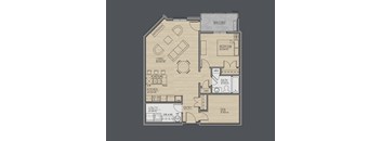Unit C1 - 1 bed 1 bath