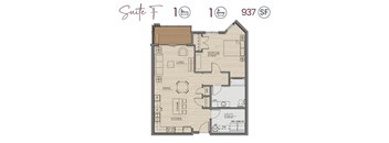 Unit F - 1 bed 1 bath - Barrier Free