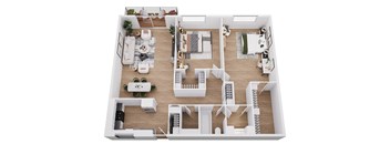 Two Bedroom One Bath