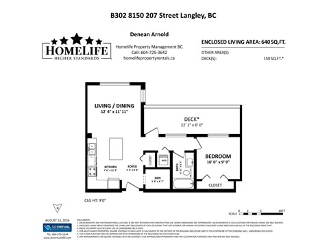 B302 8150 207 STREET 1 Apartment for Rent