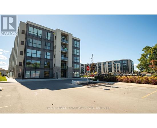 A modern building with the sign "ROYAL LEPAGE SIGNATURE REALTY Brokerage" in front of it.