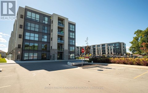 A modern building with the sign "ROYAL LEPAGE SIGNATURE REALTY Brokerage" in front of it.
