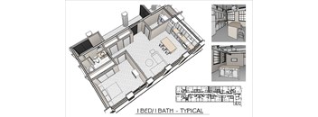 1 Bedroom, 1 Bathroom