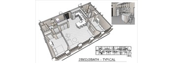2 Bedrooms, 2 Bathrooms