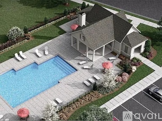 A house with a pool in the backyard.