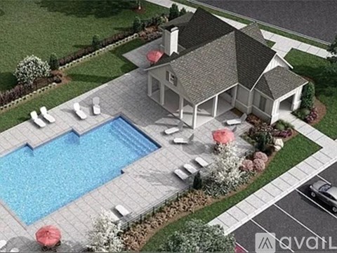 A house with a pool in the backyard.