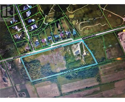 A satellite image of a real estate listing for a property in Brokerage.
