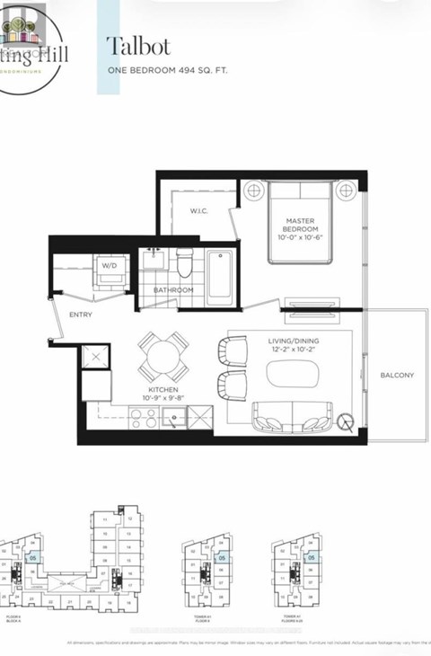 A Talbot floor plan from the image.
