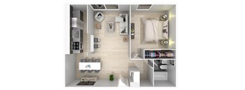 One Bed, One Bath