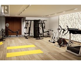 A well-equipped gym with various exercise machines and equipment.