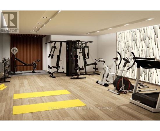 A well-equipped gym with various exercise machines and equipment.
