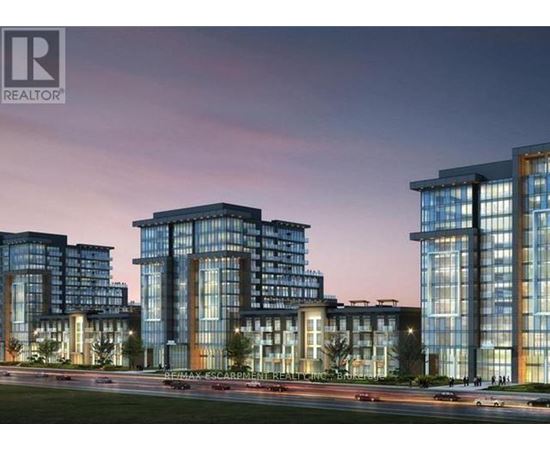 A modern building complex is shown with the logo "REALTOR" on the top left corner.