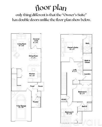 A floor plan of a house with a living room, dining room, kitchen, and bathrooms.