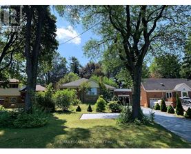 A residential area with houses and trees.