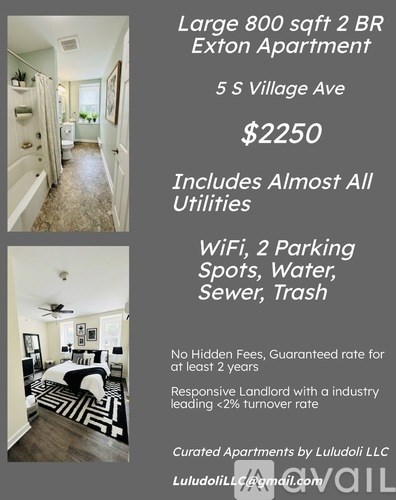 5 S Village Ave 2 Beds Apartment for Rent