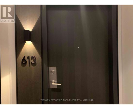 A door with the number 613 on it.