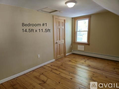 Bedroom #1 is 14.5ft x 11.5ft.