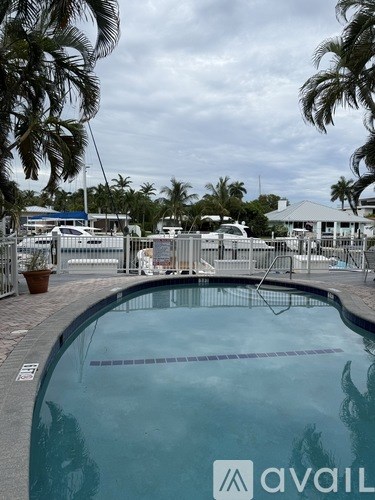 A pool with Avail written on the side.