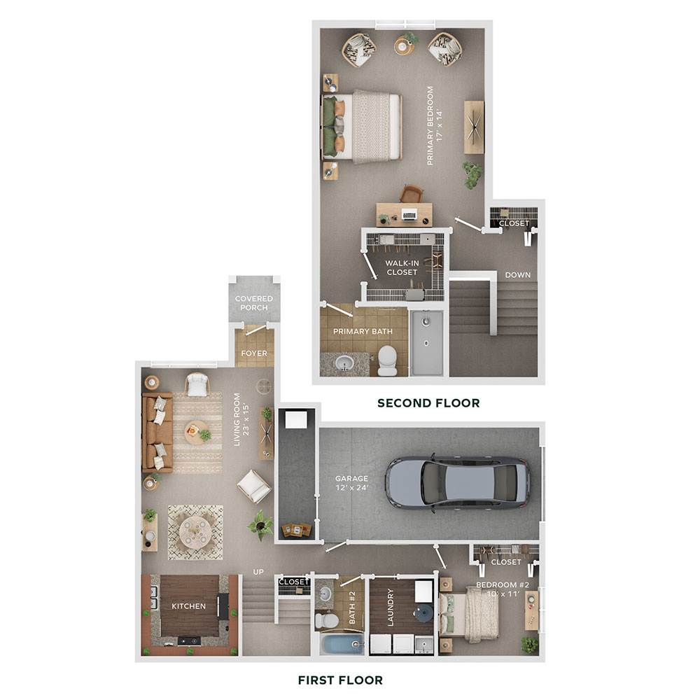 Gardenia - 2 Bed | 2 Bath