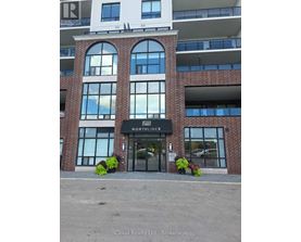 The front of a building with a sign that says "NORTHLINK" and a number "486" on the door.