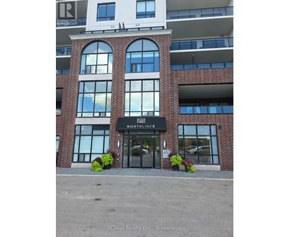 The front of a building with a sign that says "NORTHLINK" and a number "486" on the door.