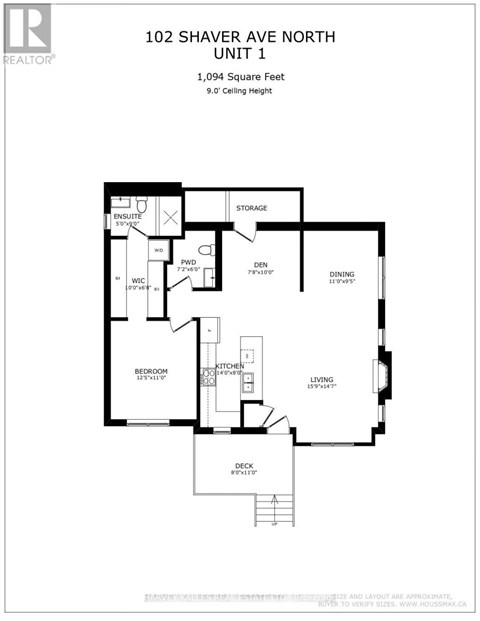 1 - 102 SHAVER AVENUE N 1 Apartment for Rent