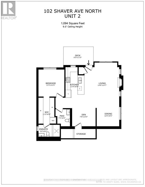 2 - 102 SHAVER AVENUE N 1 Apartment for Rent