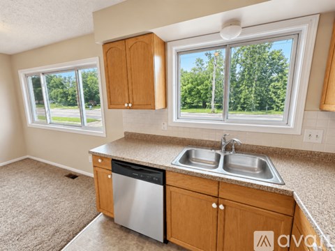 A kitchen with a dishwasher and a sink.