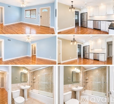 A series of images showing different rooms in a house.