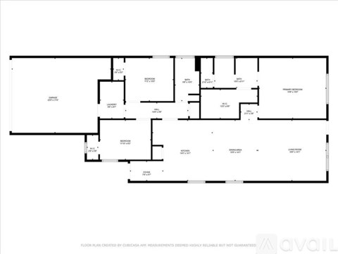 A floor plan of a building created by Cucicasa AP.