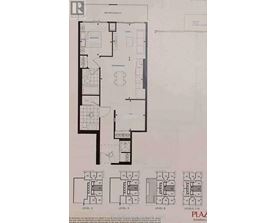 A floor plan for a residential building is displayed, showing the layout of rooms and their dimensions.