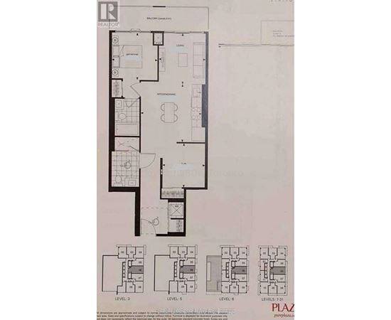A floor plan for a residential building is displayed, showing the layout of rooms and their dimensions.