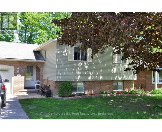 A house with a lawn and a tree in front of it.
