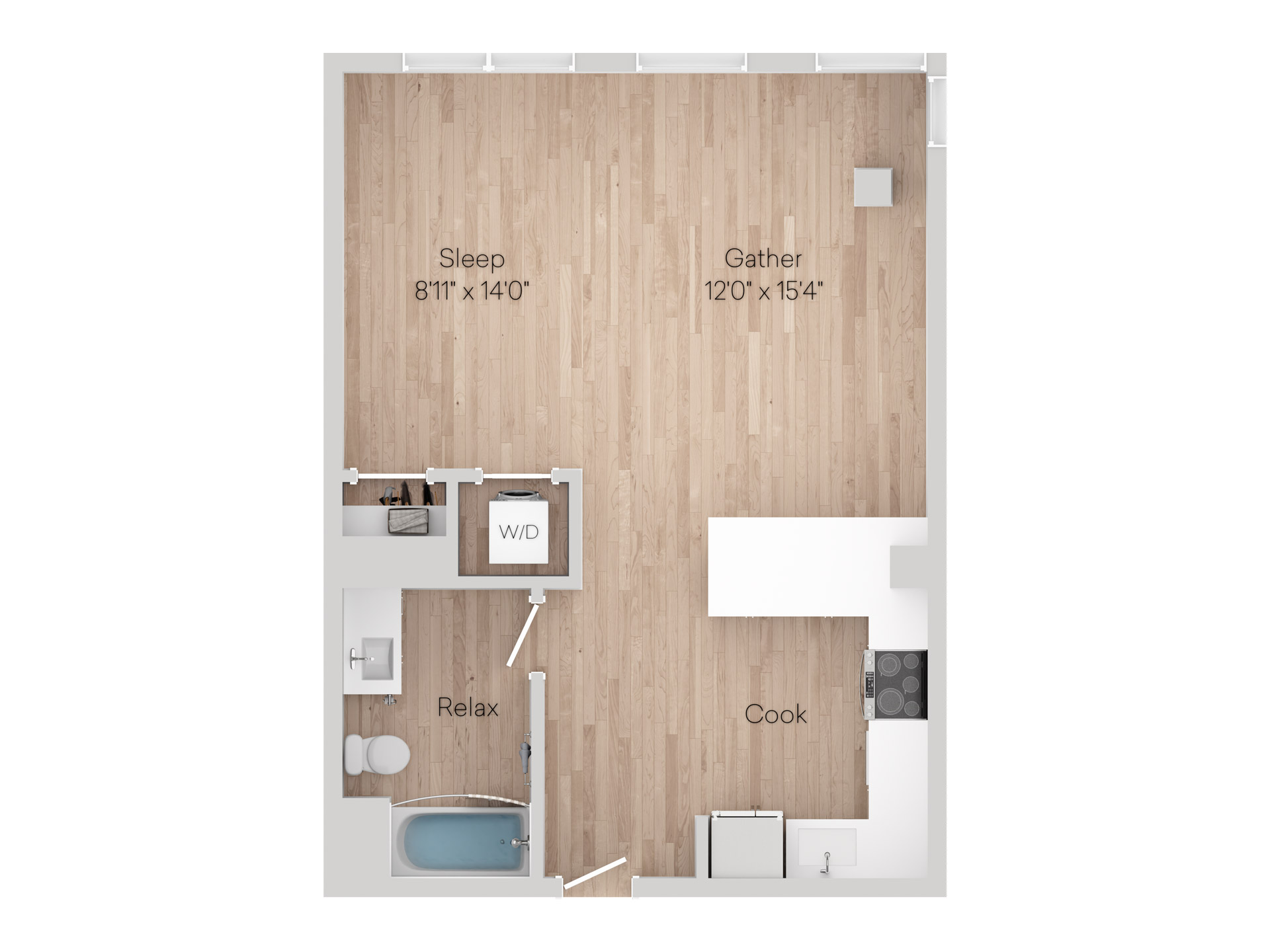 Studio floorplan image
