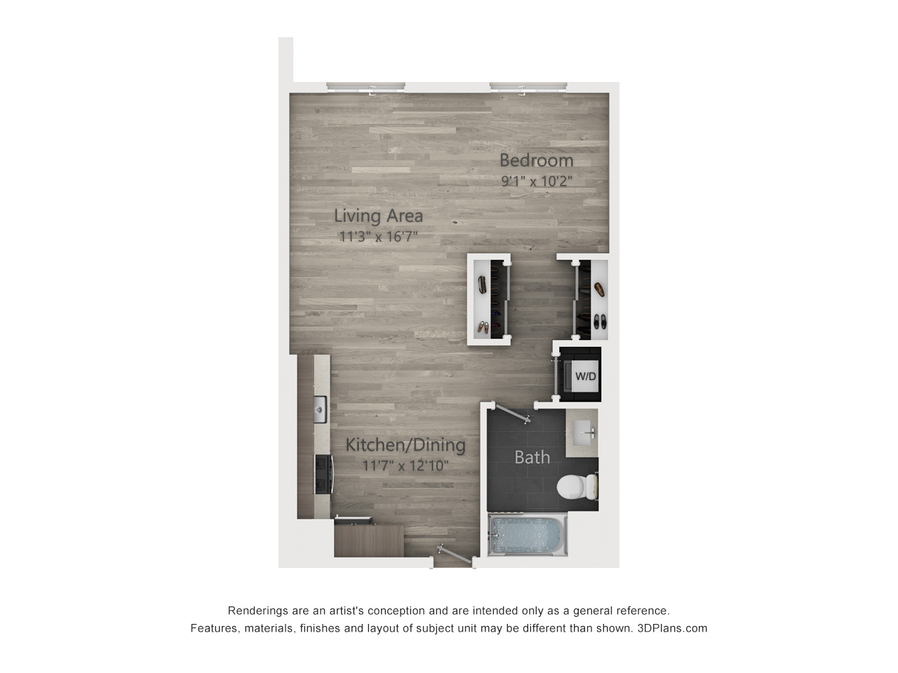 Studio Floorplan