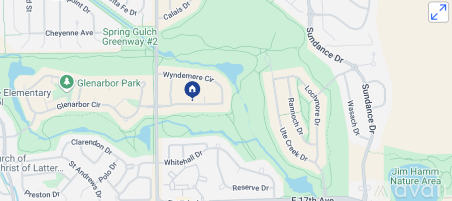 A map shows Glenarbor Park and Spring Gulch Greenway #2.