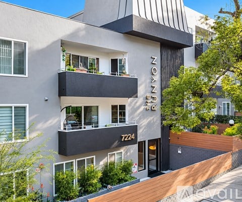 A modern building with the number 7224 on it.