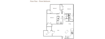 3 Bedrooms, 2 Bathrooms