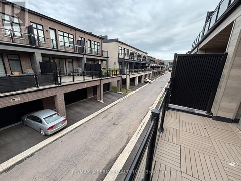 A car is parked in a parking garage.